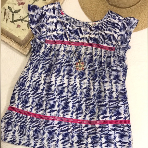 Vineyard Vines Flutter Sleeve Top - Picture 1 of 15